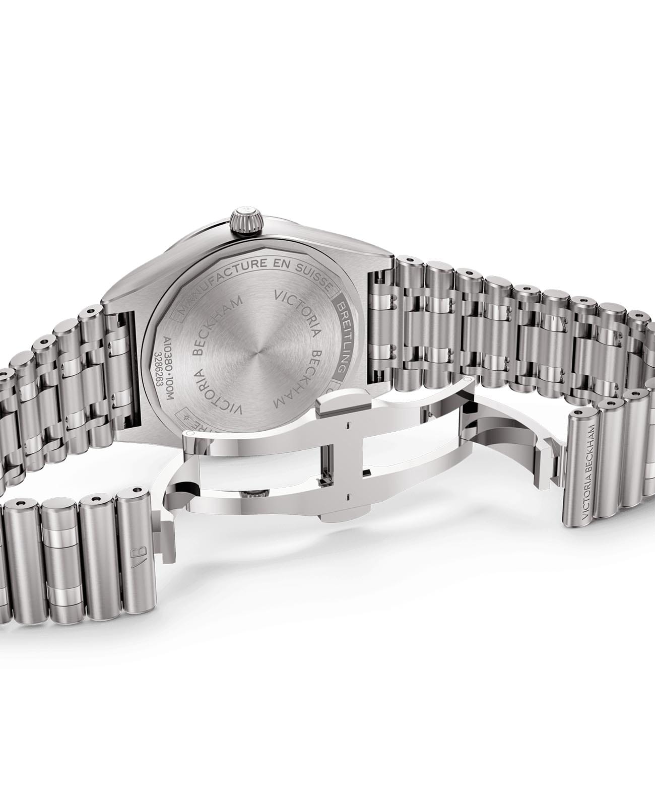 Breitling Breitling Chronomat Automatic 36 Victoria Beckham A103801A1G1A1 механические женские часы часы крупный план белый циферблата