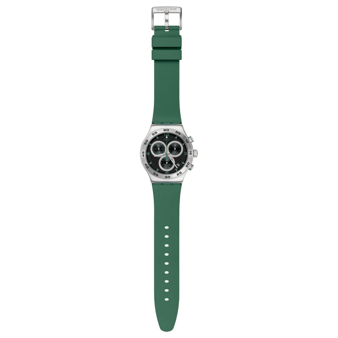 Оригинальные часы Swatch Swatch I New Chrono YVS525 кварцевые калибр механизма  общий вид