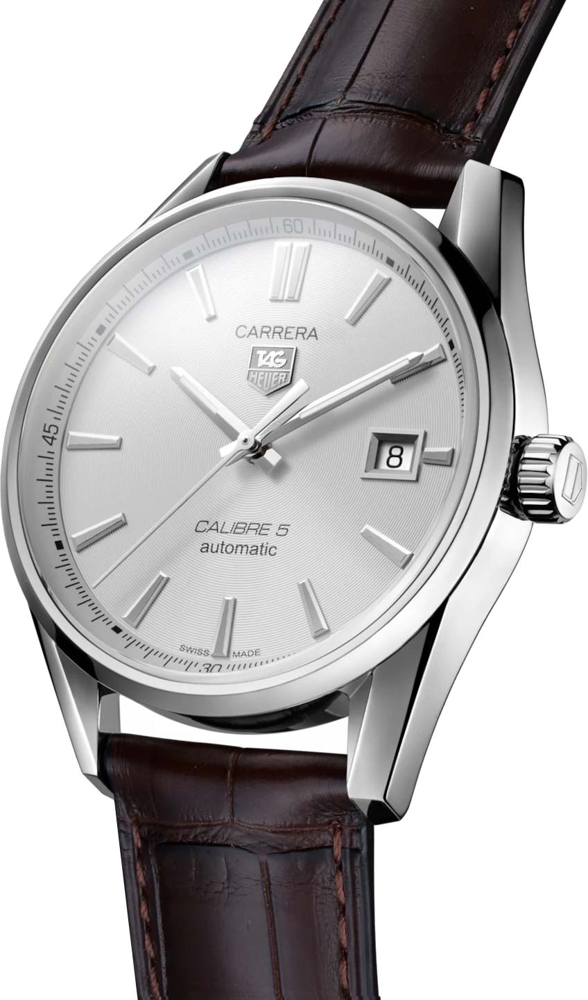 TAG Heuer TAG Heuer Carrera WAR211B.FC6181 мужские часы серебристый циферблат на запястье