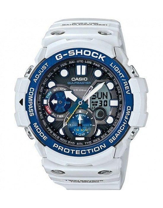 Casio Casio G-Shock GN-1000C-8A  GN-1000C-8A электронные мужские часы черный циферблат, браслет пластик — вид спереди