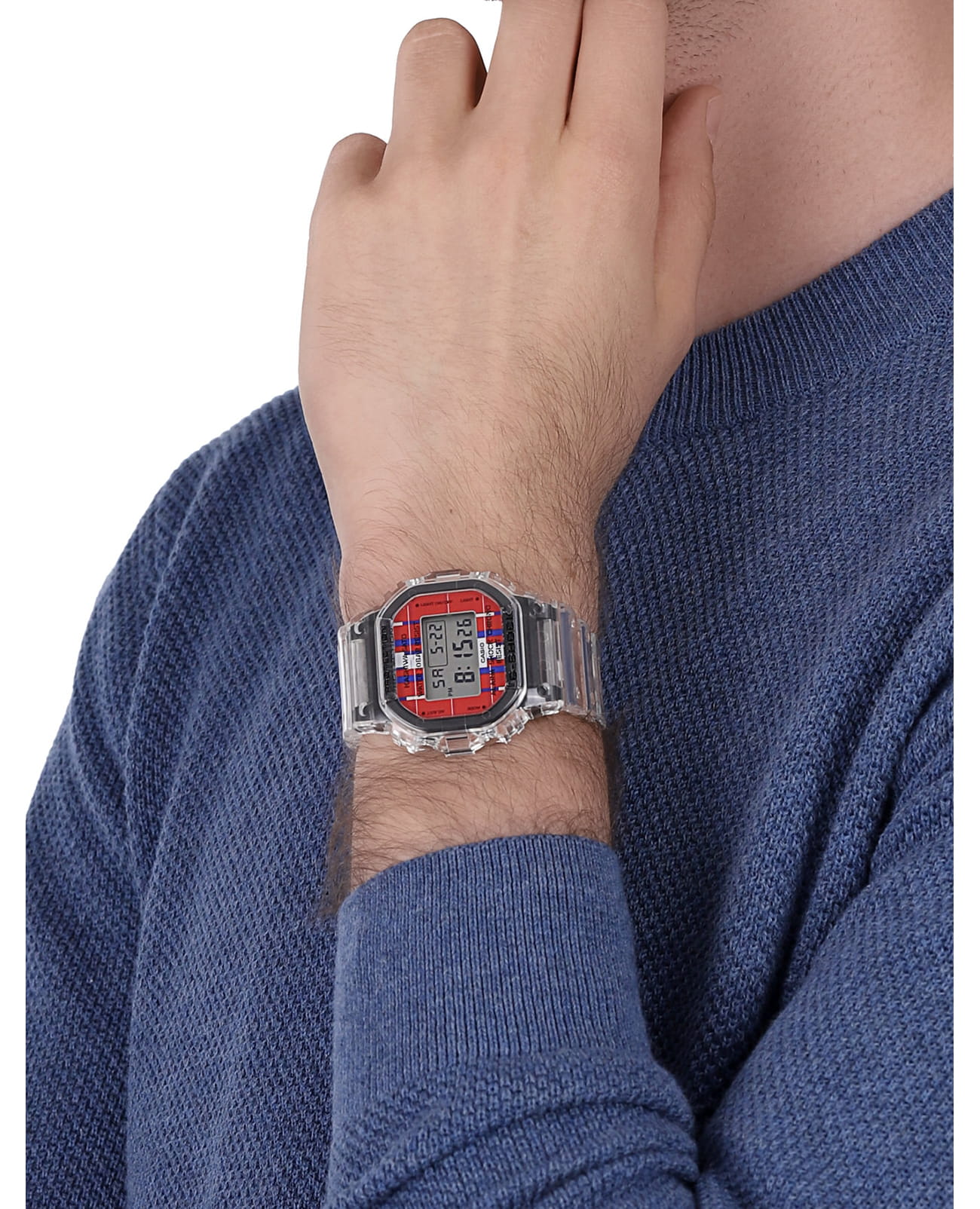 Casio Casio G-Shock DWE-5600KS-7 , наручные мужские часы фото под углом