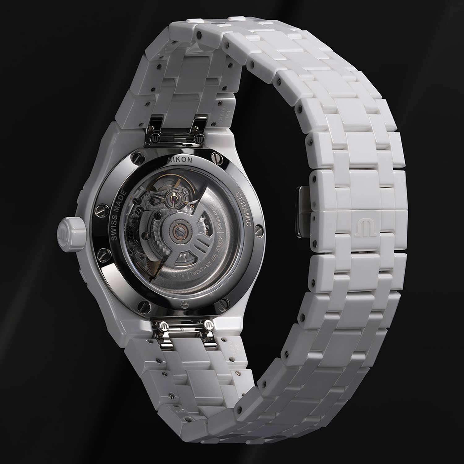Оригинальные часы Maurice Lacroix Maurice Lacroix Aikon Automatic AI6007-CRM72-130-7 механические калибр механизма ml115 общий вид