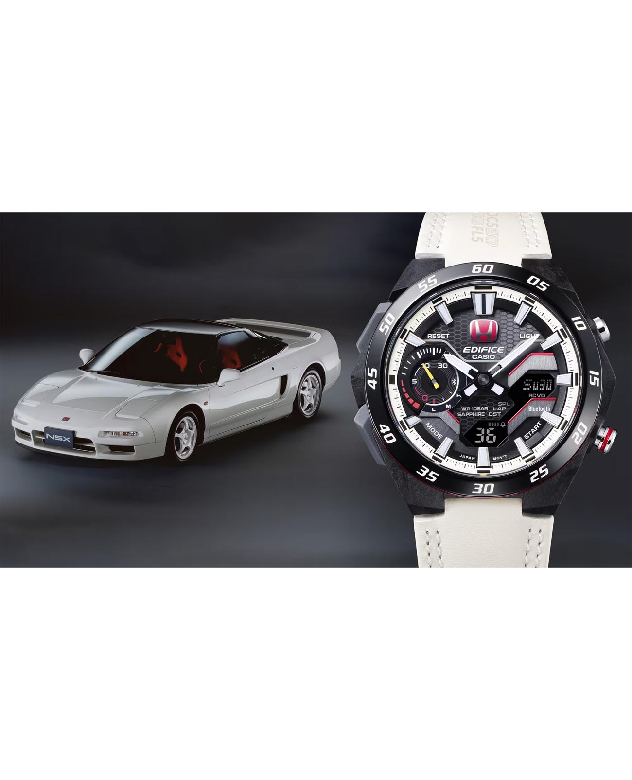 Оригинальные часы Casio Casio Edifice Windflow ECB-2200HTR-1A кварцевые калибр механизма  общий вид