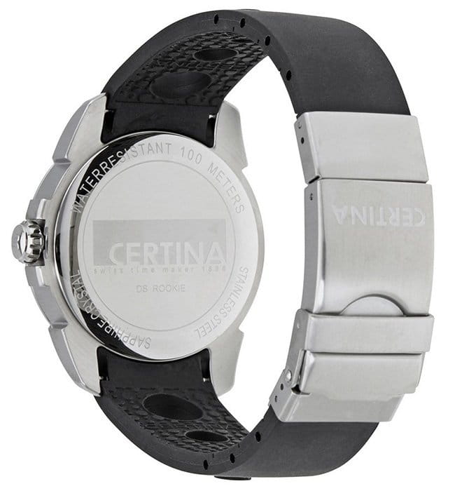 Certina Certina DS Rookie C016.410.17.057.00, ds podium швейцария мужские часы на браслете каучук боковой вид