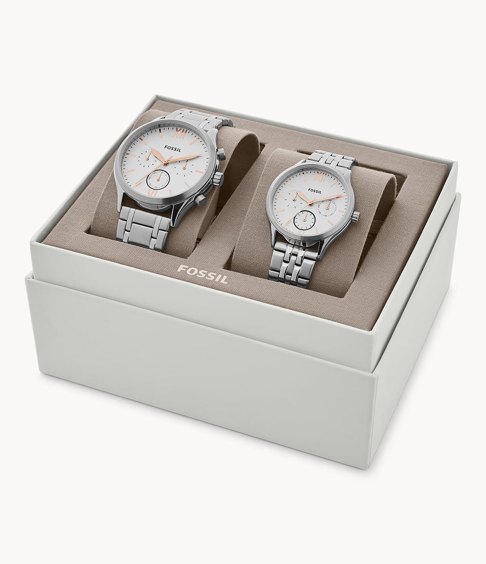 Оригинальные часы Fossil Fossil Carlie  BQ2468SET кварцевые калибр механизма  общий вид