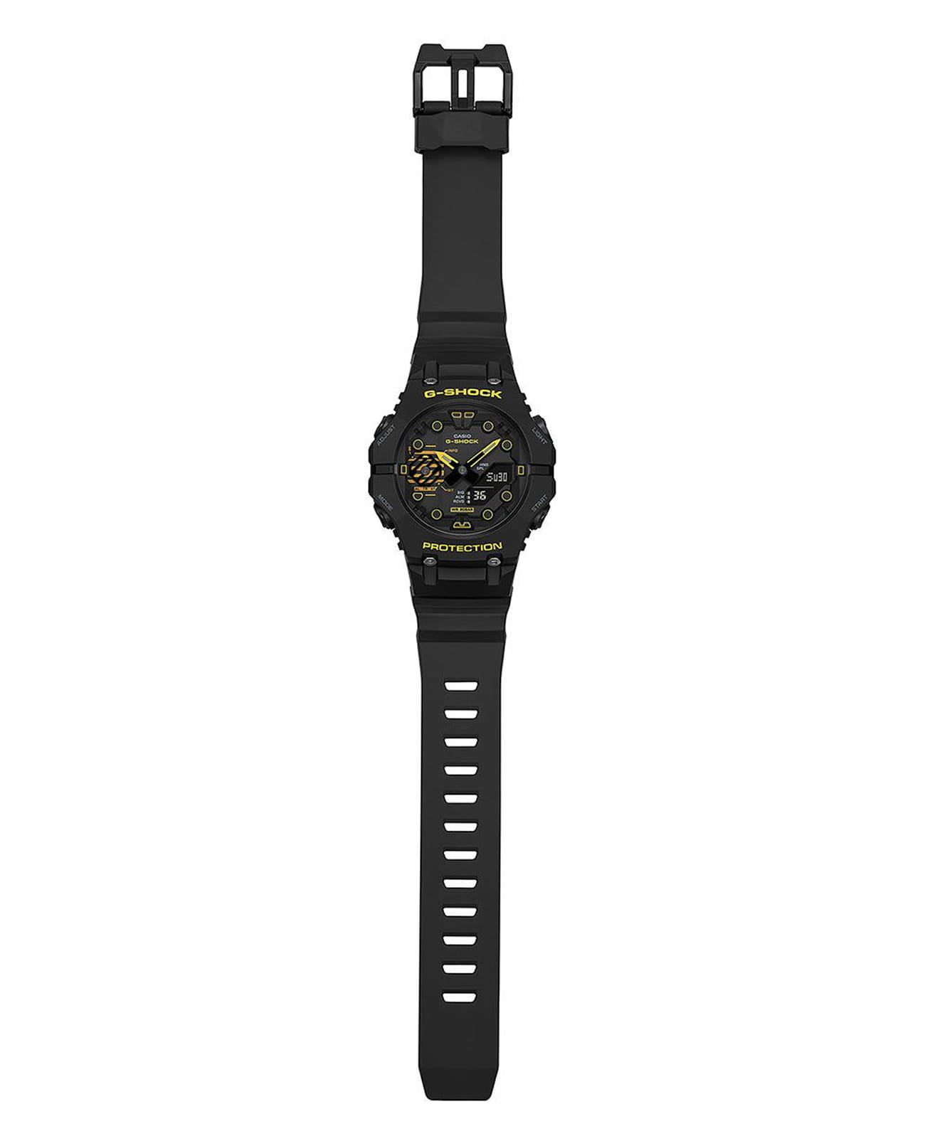 Casio Casio G-Shock GA-B001CY-1ADR (GA-B001CY-1A) электронные мужские часы часы крупный план черный циферблата