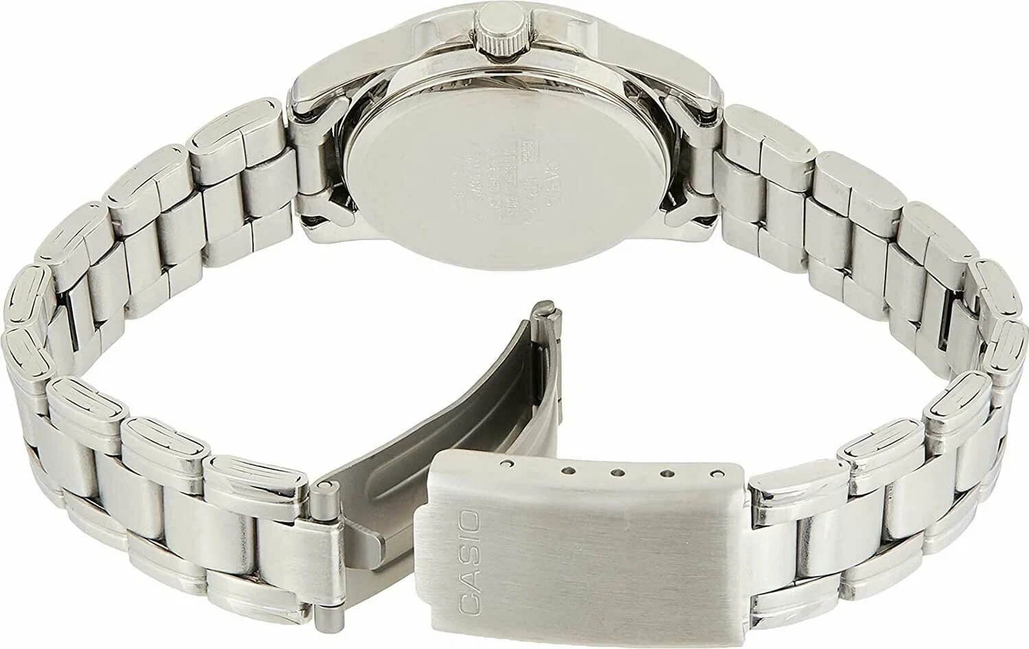 Casio Casio Collection MTP-1215A-7ADF (MTP-1215A-7A) мужские часы серебристый циферблат на запястье