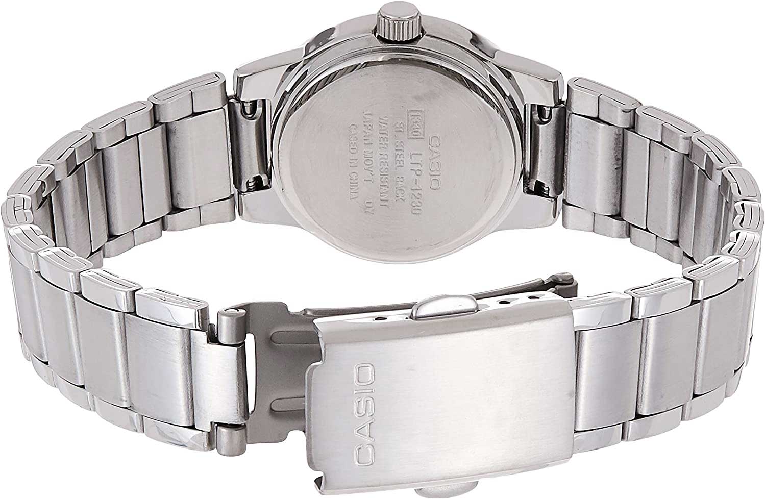 Casio Casio Collection LTP-1230D-1C  - задняя крышка металл сталь корпуса, япония часы