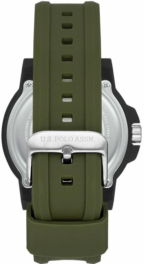 U.S. Polo Assn. U.S. Polo Assn. Yard USPA1029-05,  сша мужские часы на браслете силикон боковой вид