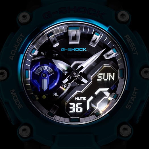 Casio Casio G-Shock GA-2200-2ADR (GA-2200-2A) электронные часы с аксессуарами мужские часы модель GA-2200-2A