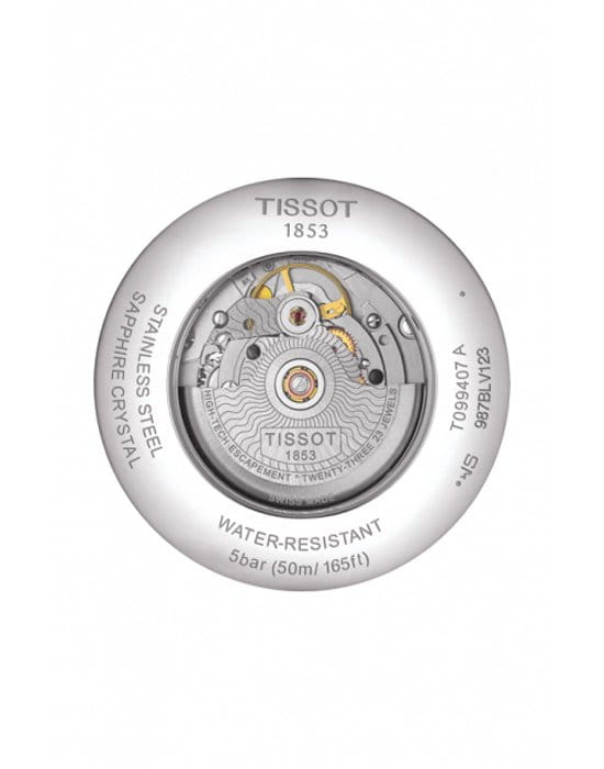 Tissot Tissot Chemin des Tourelles Powermatic 80 T099.407.16.058.00, t-classic швейцария мужские часы на браслете кожаный боковой вид