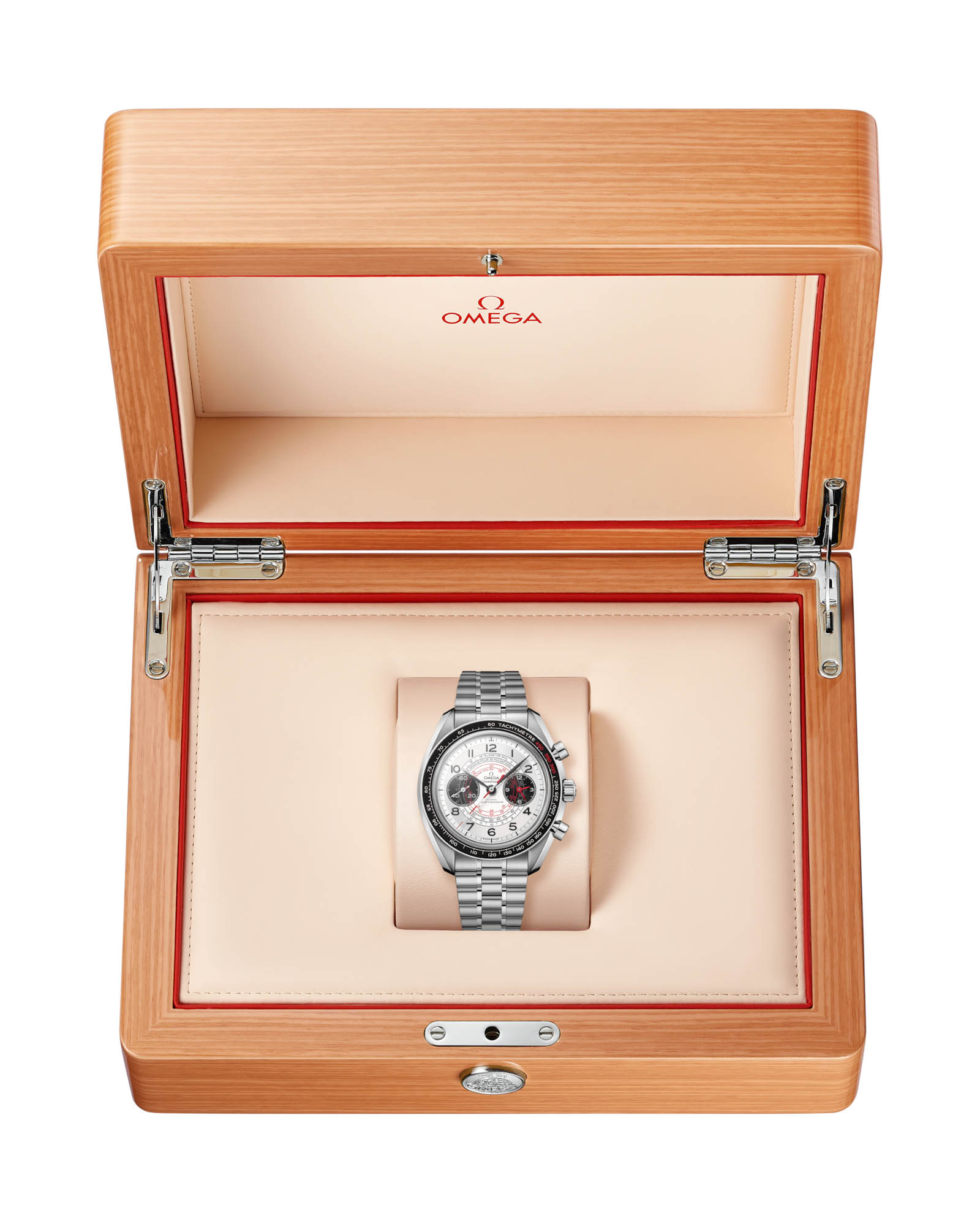 Omega Omega Speedmaster Chronoscope 329.30.43.51.02.002, speedmaster швейцария мужские часы на браслете нержавеющая сталь боковой вид