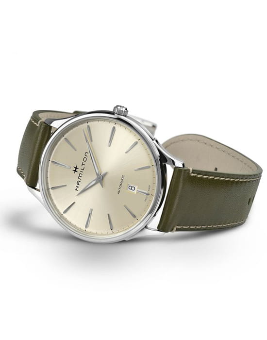 Hamilton Hamilton Jazzmaster Thinline Auto H38525811 швейцария наручные мужские часы заводная головка с логотипом Hamilton