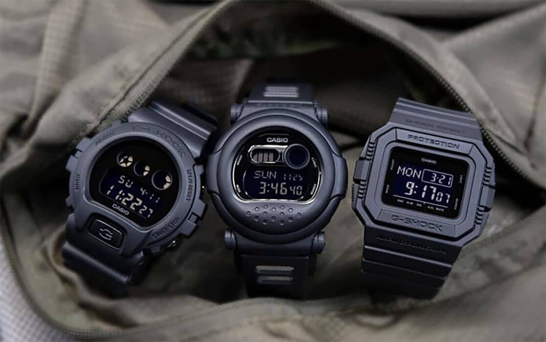 Casio Casio G-Shock DW-D5500BB-1 лимитированной серии — детали корпуса и пластик
