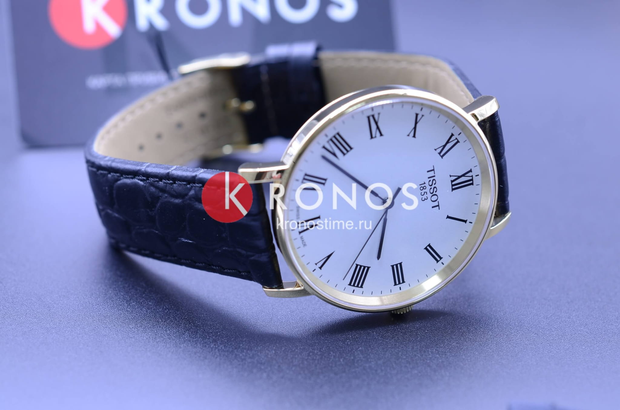 Tissot Tissot Everytime Medium T109.410.36.033.00, t-classic швейцария мужские часы на браслете кожаный боковой вид