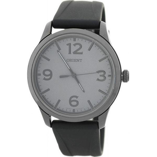 Orient Orient QC0U008K (FQC0U008K)  FQC0U008K  мужские часы серый циферблат, браслет  — вид спереди