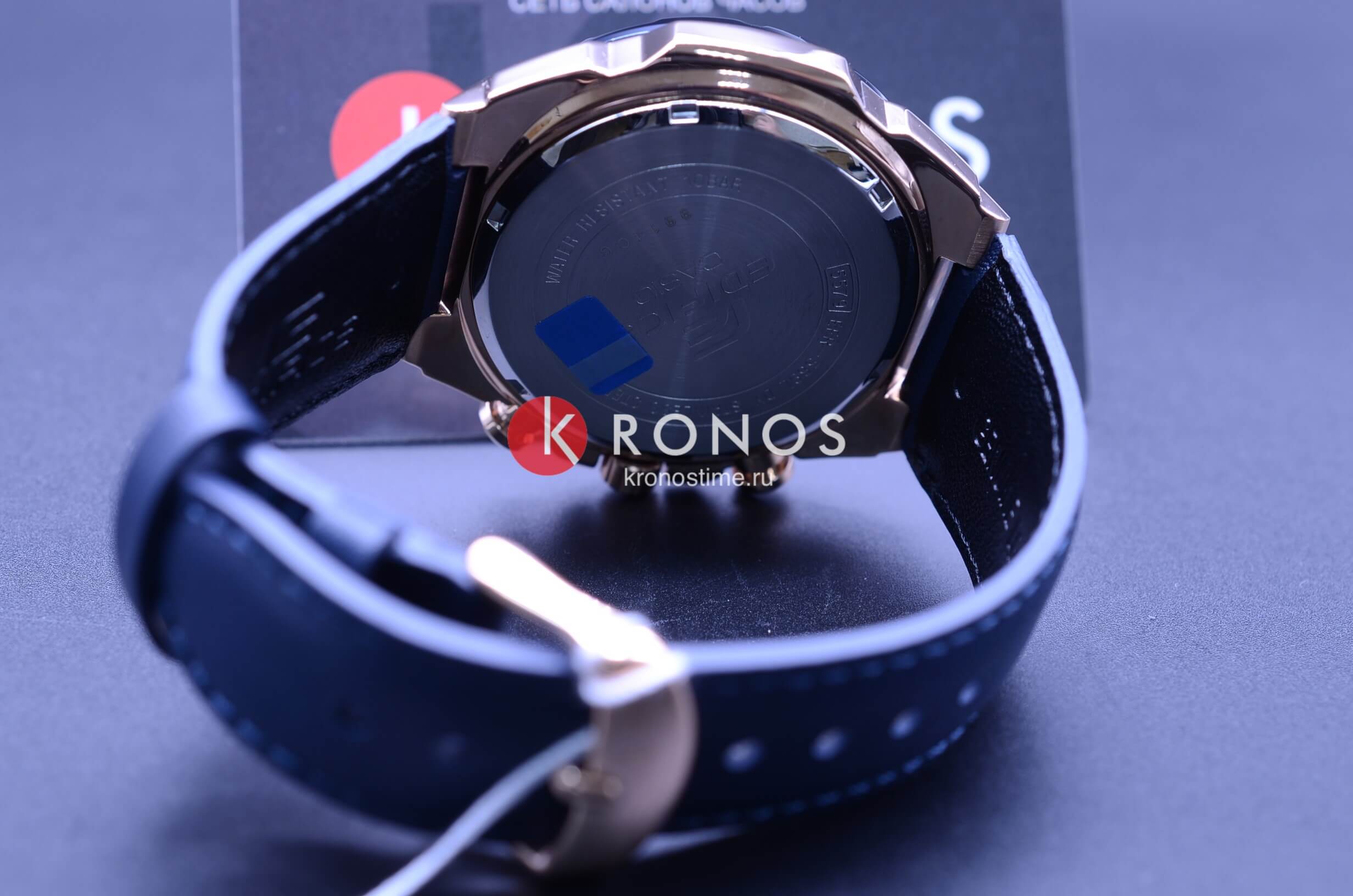 Casio Casio Edifice EFR-569BL-2A EFR - задняя крышка металл сталь корпуса, япония часы