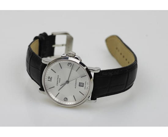 Certina Certina DS Caimano C017.407.16.037.00 механические мужские часы часы крупный план серебристый циферблата