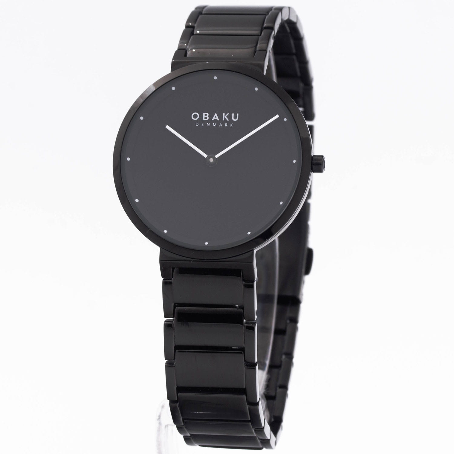 Obaku Obaku Links V258LXBBSB женские часы черный циферблат на запястье