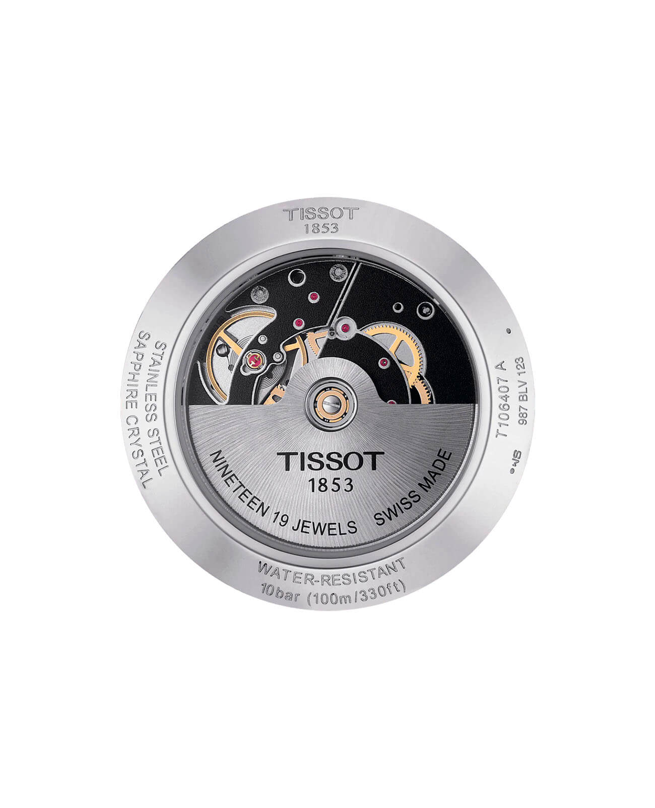 Оригинальные часы Tissot Tissot V8 Swissmatic T106.407.11.051.00 механические калибр механизма swissmatic общий вид