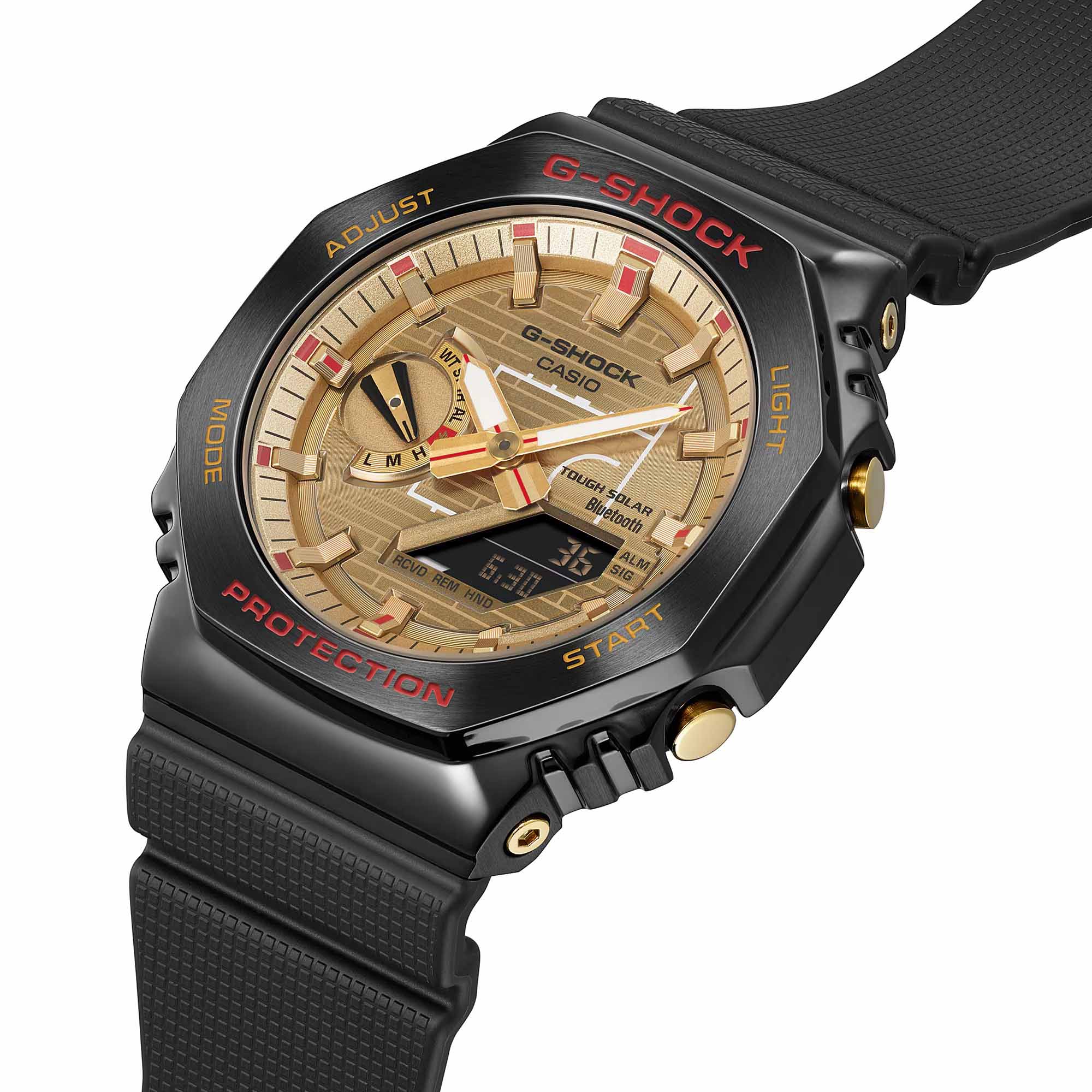 Casio Casio G-Shock GBM-2100RH-1A , наручные мужские часы фото под углом