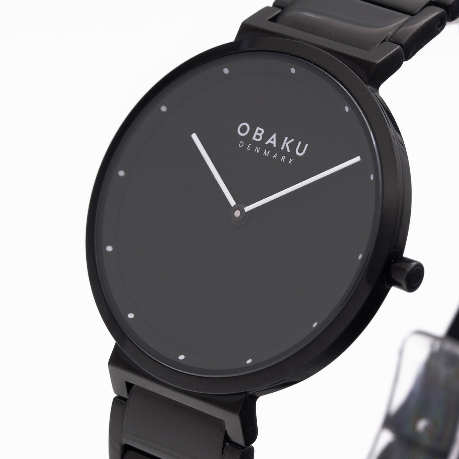 Obaku Obaku Links V258LXBBSB кварцевые женские часы часы крупный план черный циферблата
