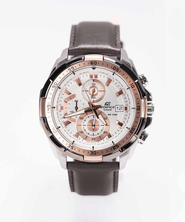 Casio Casio Edifice EFR-539L-7A EFR — детали корпуса и кожаный