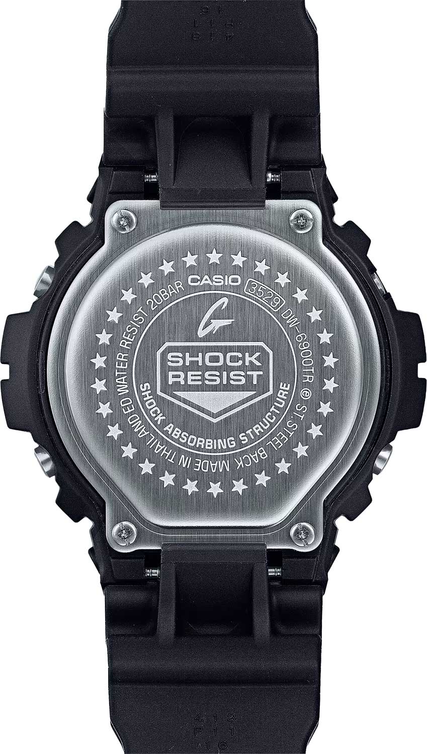 Casio Casio G-Shock DW-6900TR-1, g-shock япония мужские часы на браслете пластик боковой вид