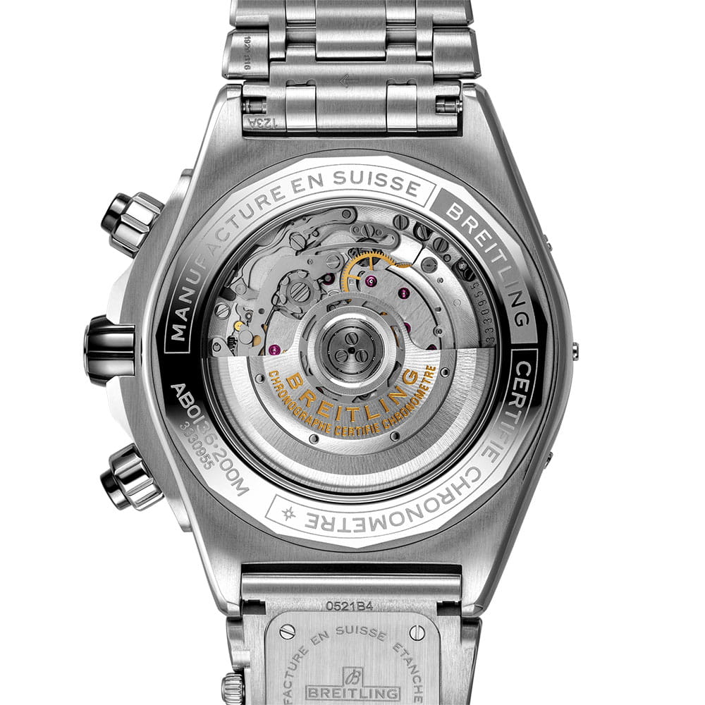 Оригинальные часы Breitling Breitling Super Chronomat B01 44 AB0136251B1A2 механические калибр механизма мануфактурный механизм breitling caliber b01 общий вид