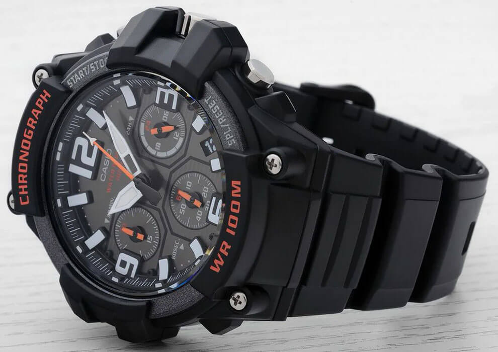 Оригинальные часы Casio Casio Collection MCW-100H-1A кварцевые калибр механизма  общий вид