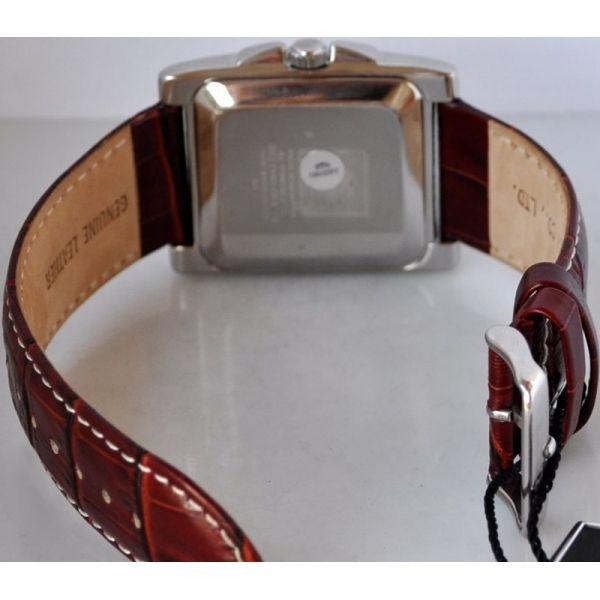 Orient Orient EVAD003W (FEVAD003W), classic automatic япония мужские часы на браслете кожа + текстиль боковой вид