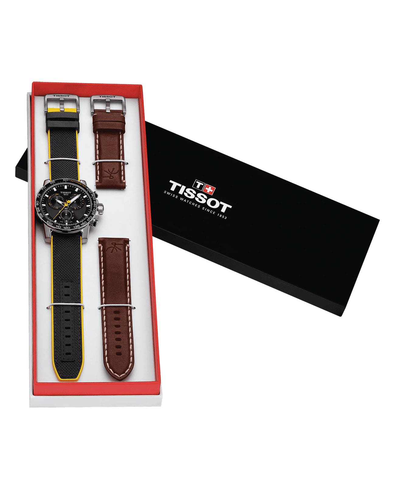 Tissot T1256171705100 мужские часы застежка крупным планом