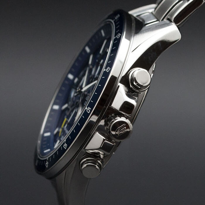 Casio Casio Edifice EFS-S510D-2A мужские часы синий циферблат на запястье