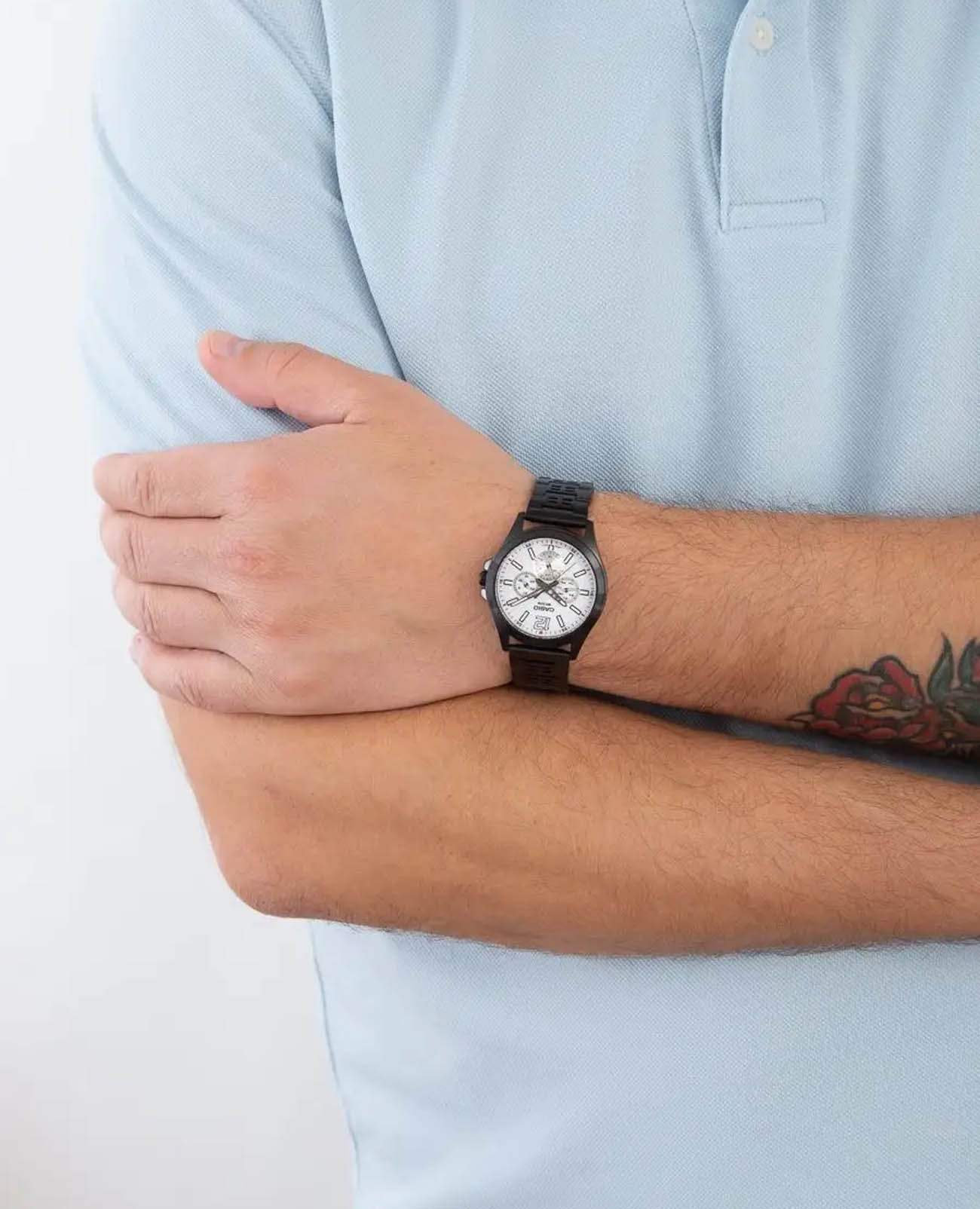 Casio Casio Collection MTP-E350B-7B , наручные мужские часы фото под углом