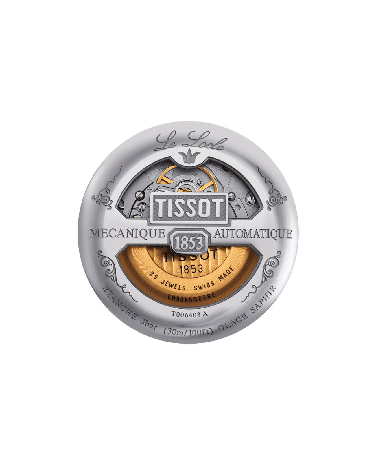 Tissot Tissot Le Locle Automatic COSC T006.408.11.037.00 Le Locle Automatic, наручные мужские часы фото под углом