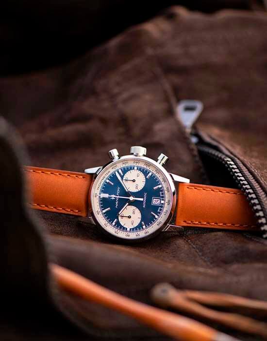 Hamilton Hamilton American Classic Intra-Matic Auto Chrono H38416541  - задняя крышка сталь корпуса, швейцария часы