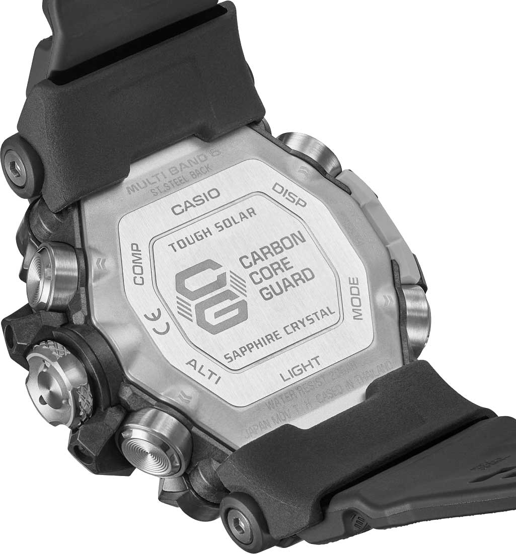 Casio GWG-2000-1A1 мужские часы застежка крупным планом