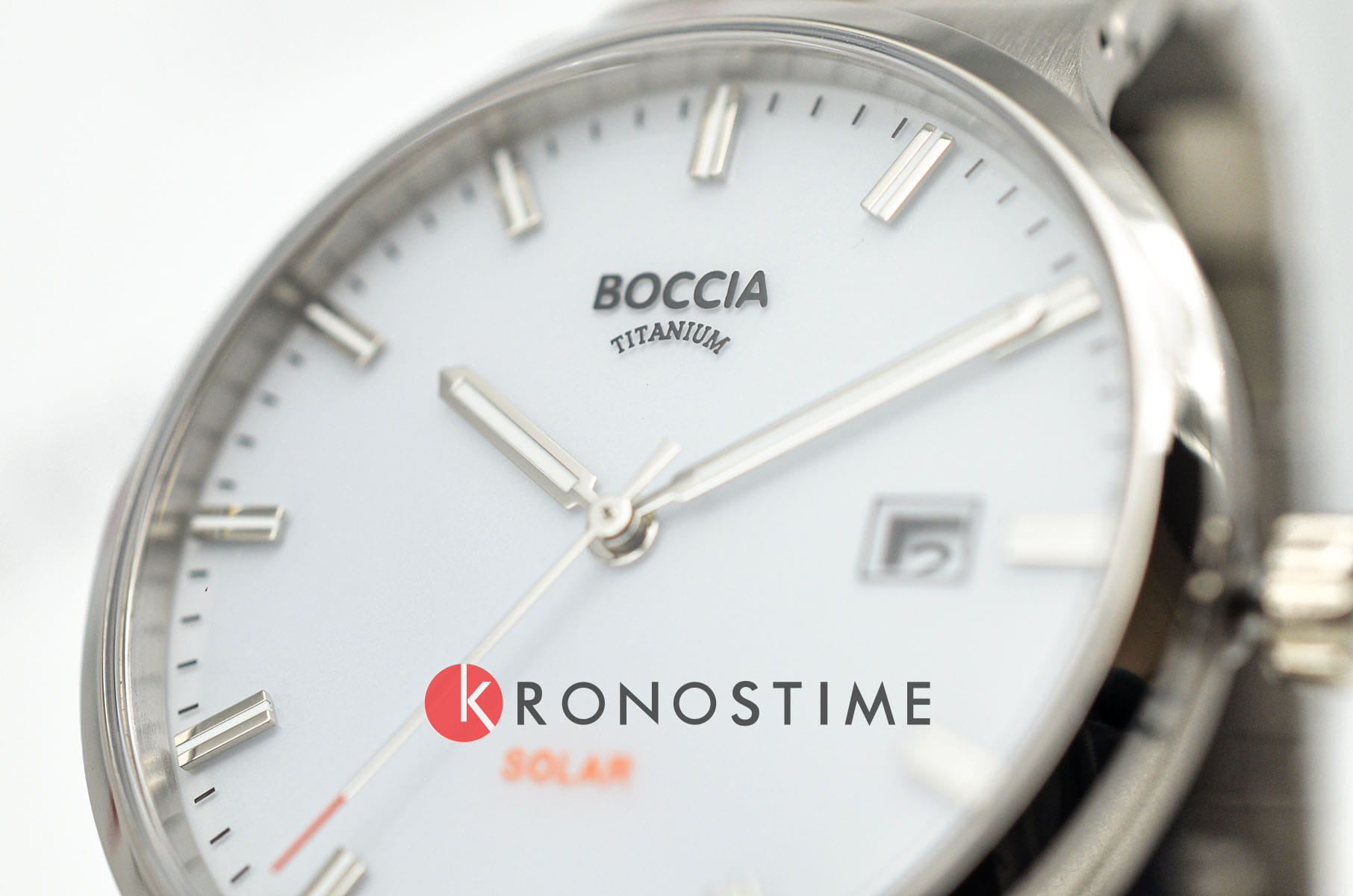 Boccia Titanium Boccia Titanium Circle-Oval 3652-01 кварцевые мужские часы часы крупный план белый циферблата