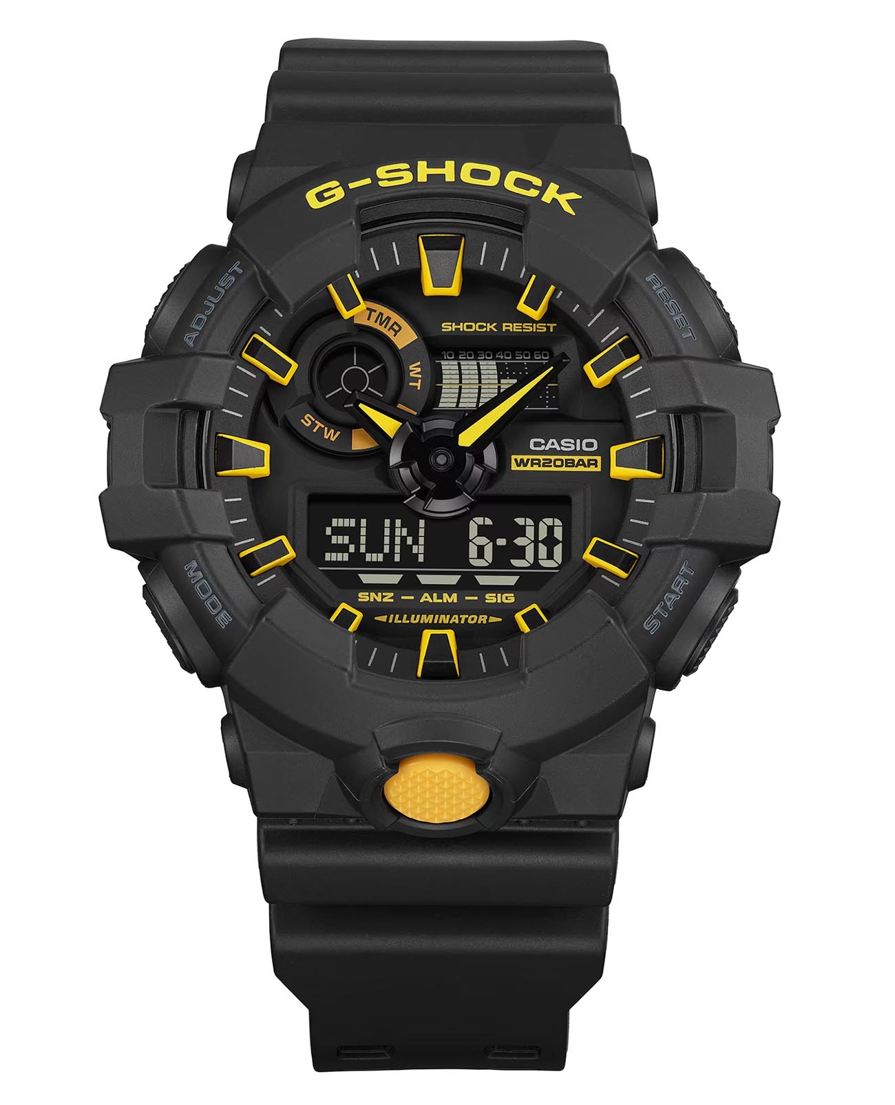 Casio GA-700CY-1A мужские часы застежка крупным планом