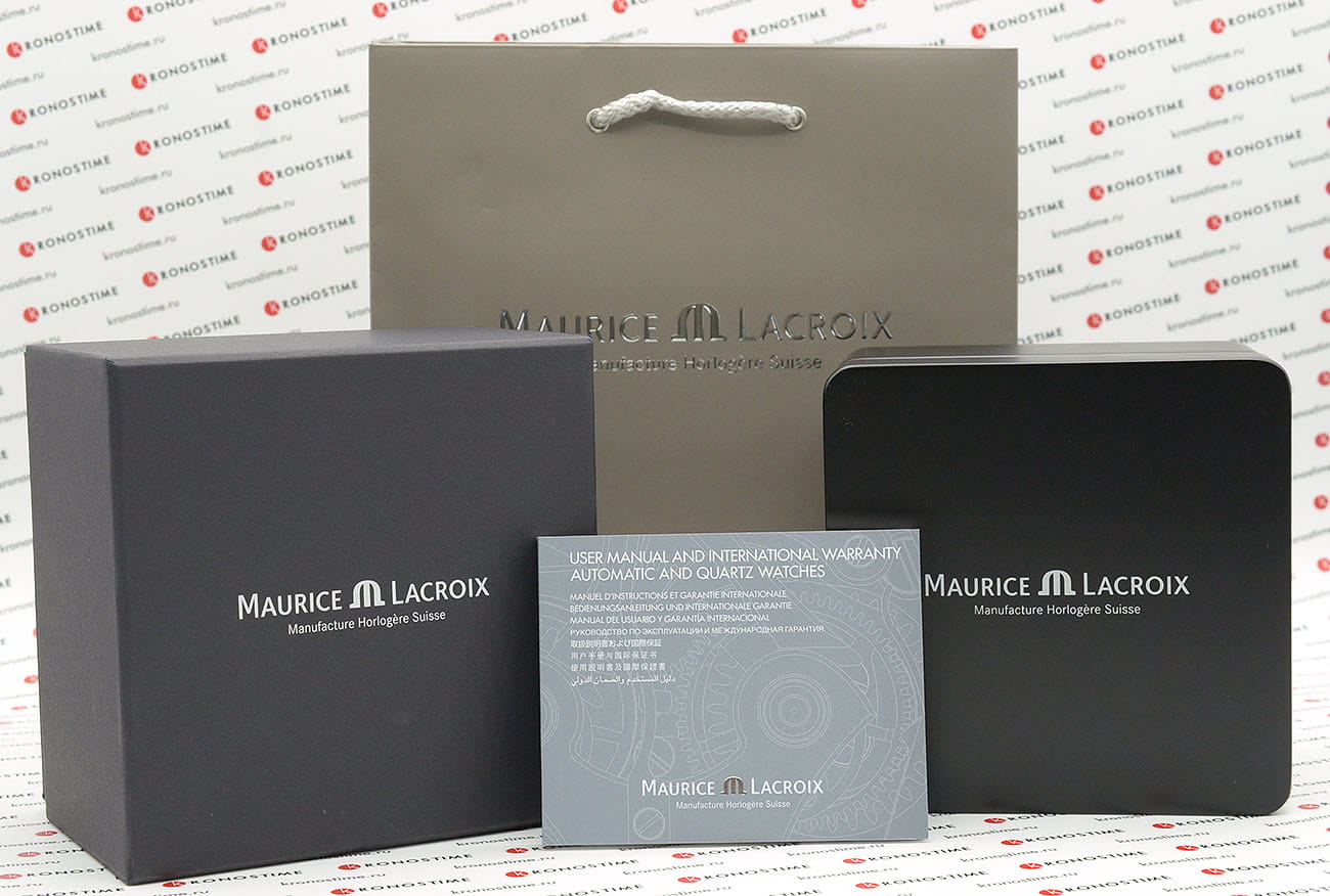 Maurice Lacroix PT6358-SS001-430-1 мужские часы застежка крупным планом