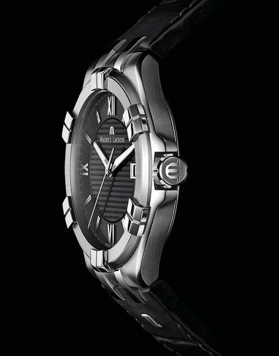 Maurice Lacroix Maurice Lacroix Aikon Date AI1008-SS001-330-1  — детали корпуса и кожаный