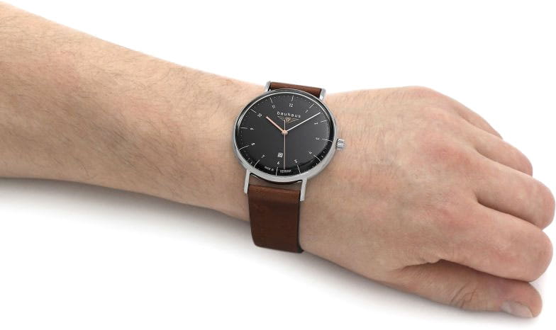 Bauhaus Bauhaus Classic 21422,  германия мужские часы на браслете кожаный боковой вид