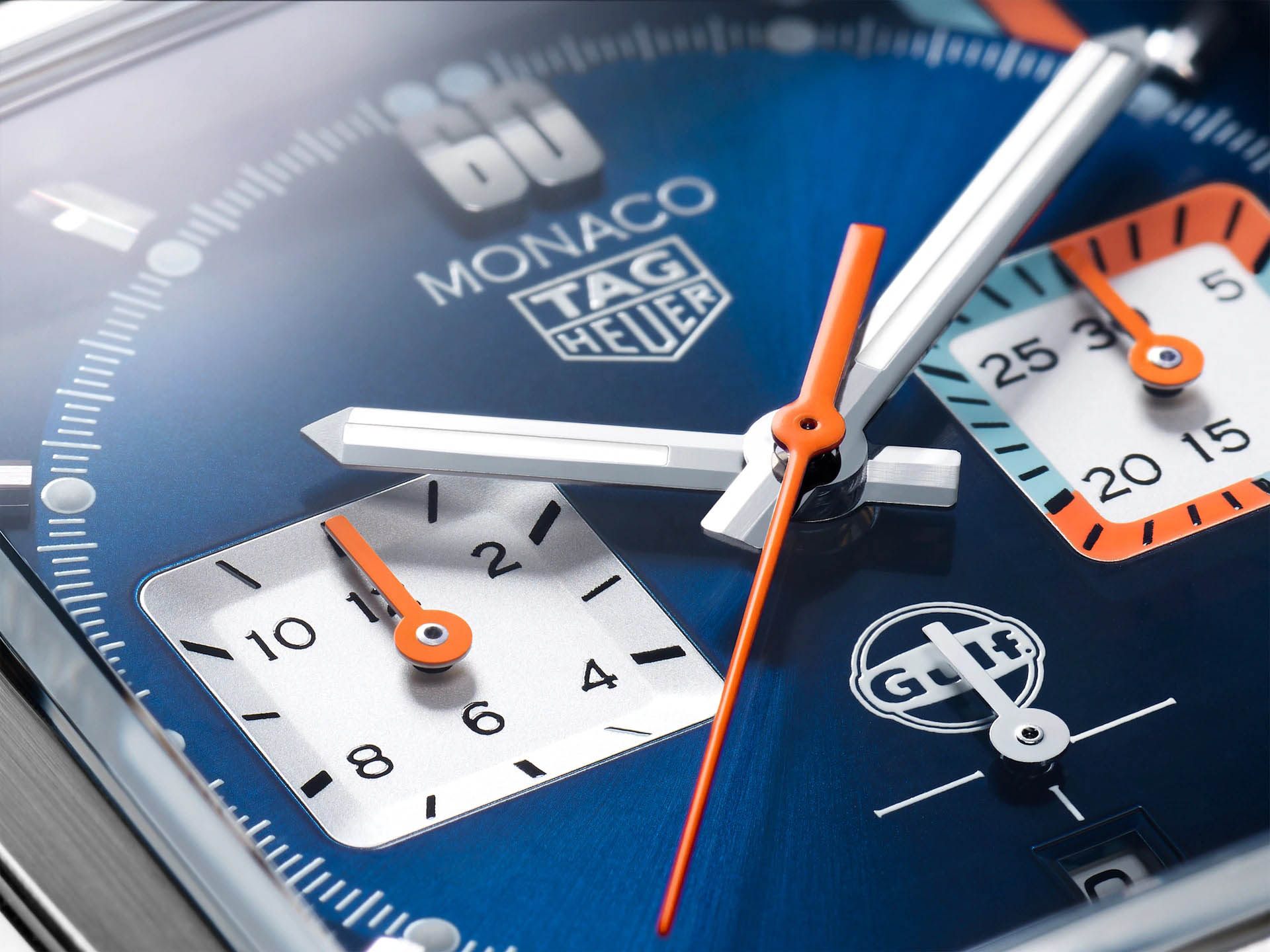 TAG Heuer TAG Heuer Monaco CBL2115.FC6494 мужские часы синий циферблат на запястье