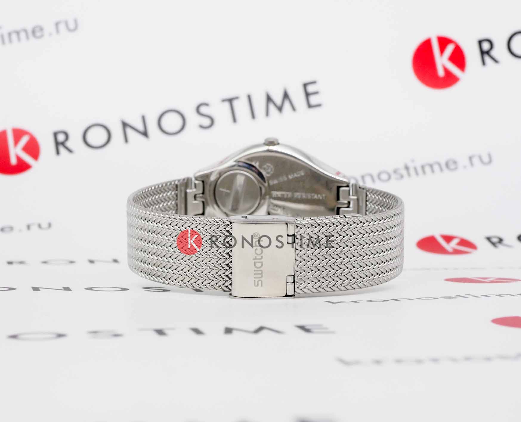 Swatch Swatch Skin Irony SYXS117M женские часы серебристый циферблат на запястье