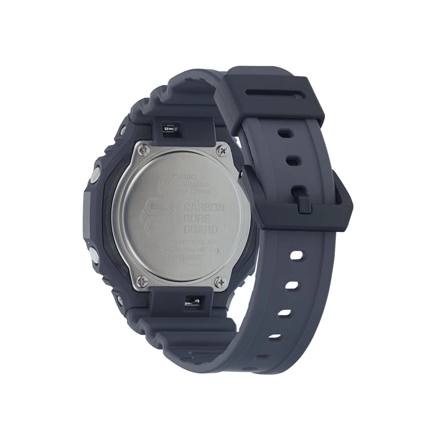 Casio Casio G-Shock GA-2100CA-8A, g-shock япония мужские часы на браслете пластик боковой вид