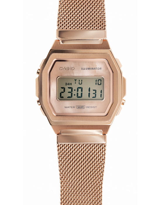 Оригинальные часы Casio Casio Collection A1000MPG-9 электронные калибр механизма  общий вид