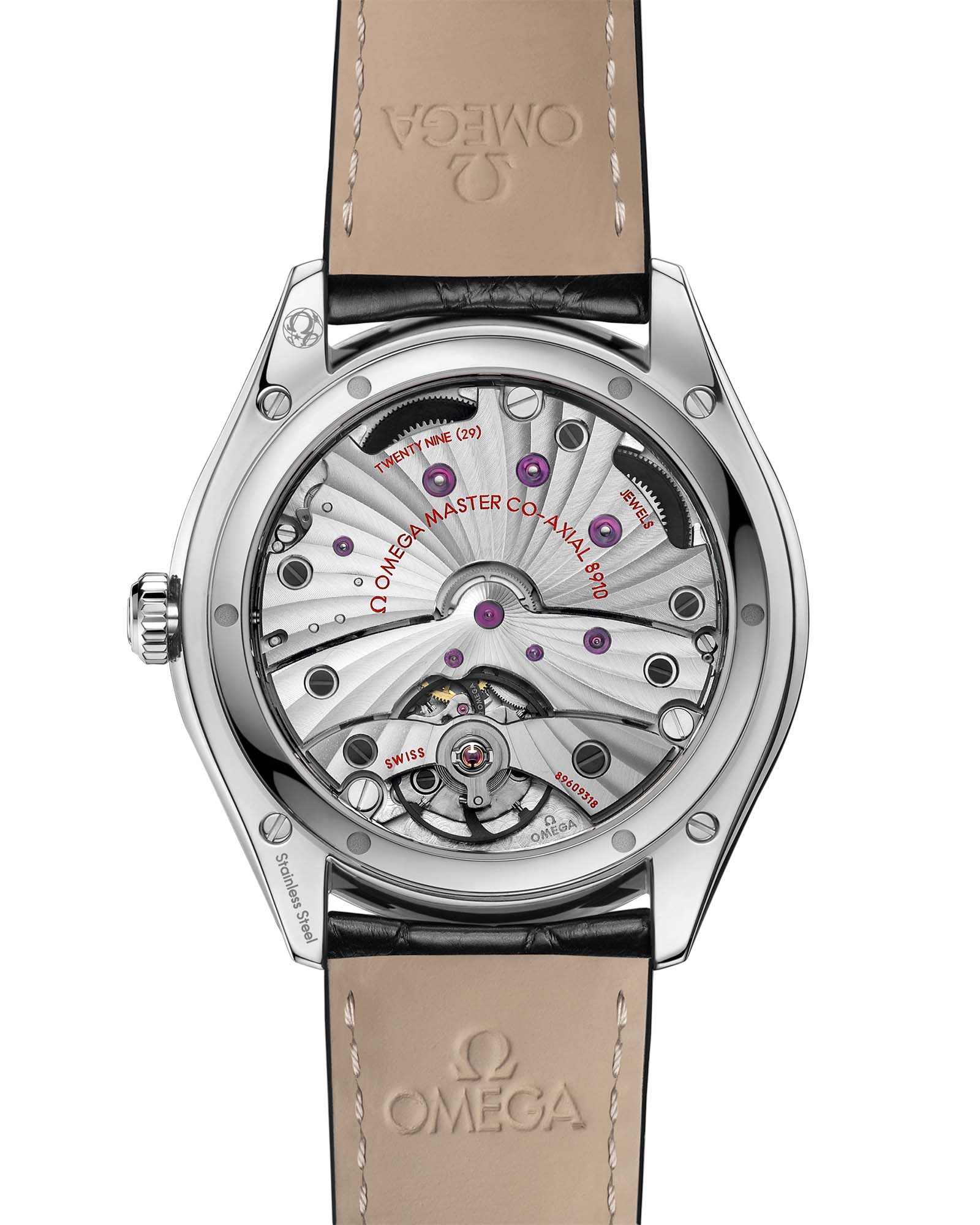 Omega Omega De Ville Tresor 435.13.40.21.02.001 , наручные мужские часы фото под углом