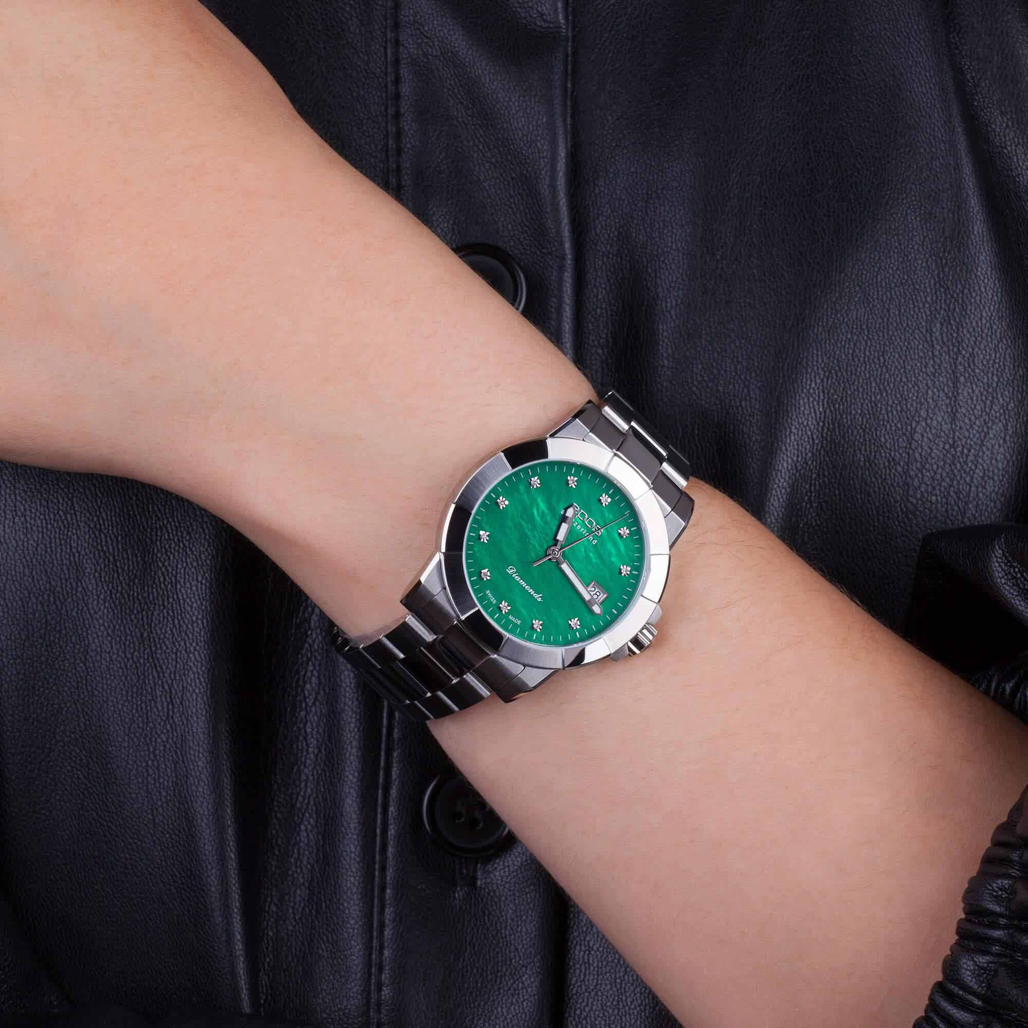 Epos Epos Ladies Diamonds 8001.700.20.83.30,  швейцария женские часы на браслете нержавеющая сталь боковой вид
