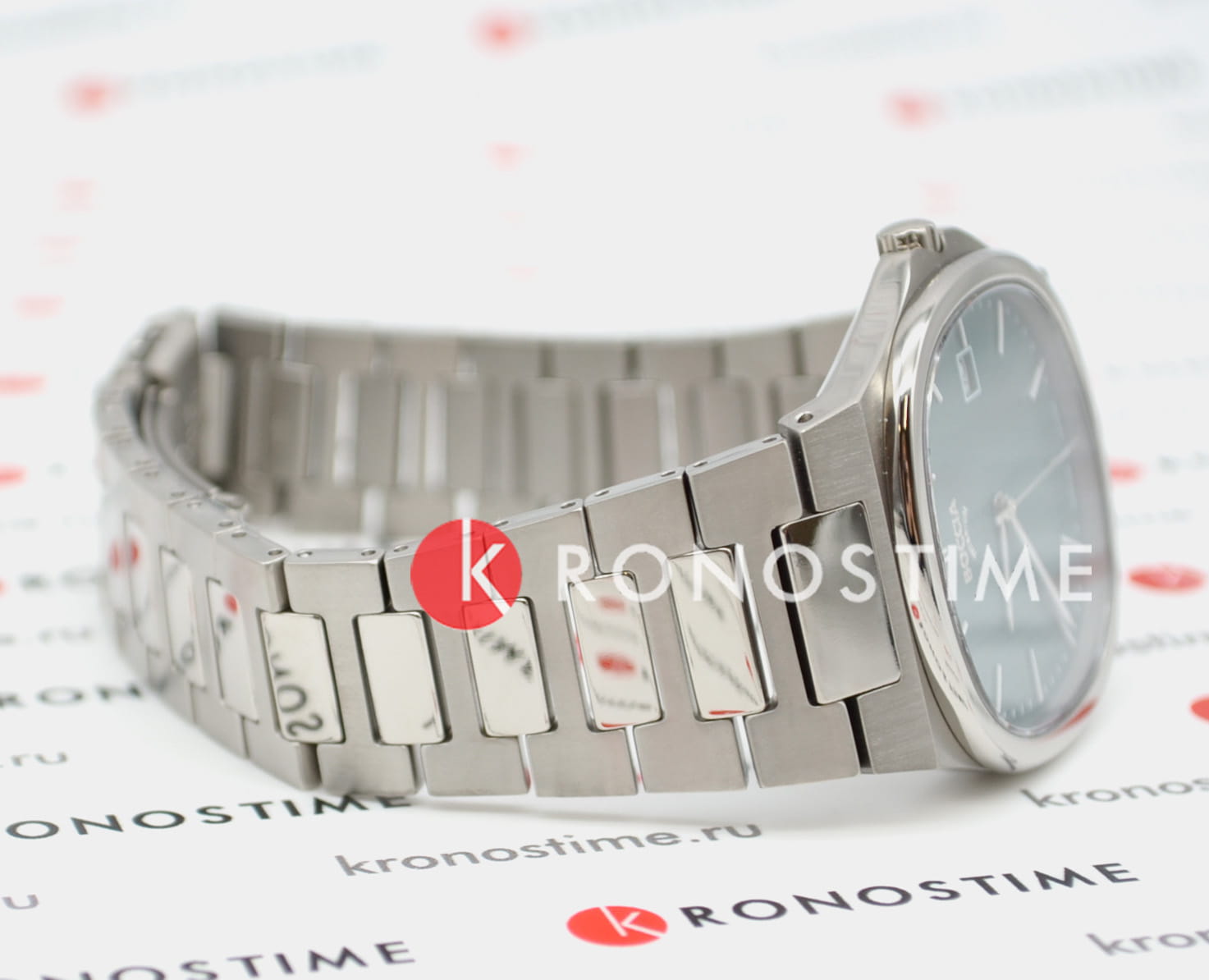 Boccia Titanium Boccia Titanium Square 3657-03 кварцевые мужские часы часы крупный план зеленый циферблата