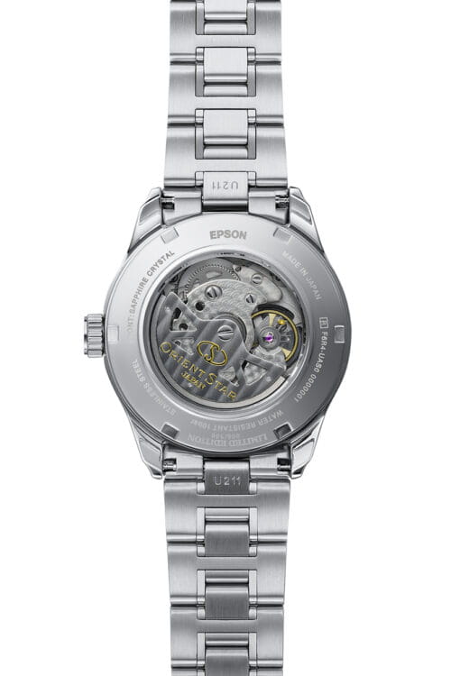 Orient RE-AT0021L мужские часы застежка крупным планом